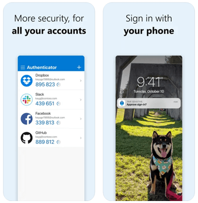 More security, for all your accounts. Sign in with your phone