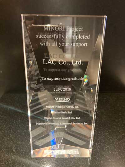 MINORI Project successfully completed with all your support, LAC Co.,Ltd.