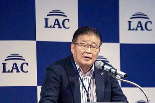 ラックの代表取締役社長 西本逸郎