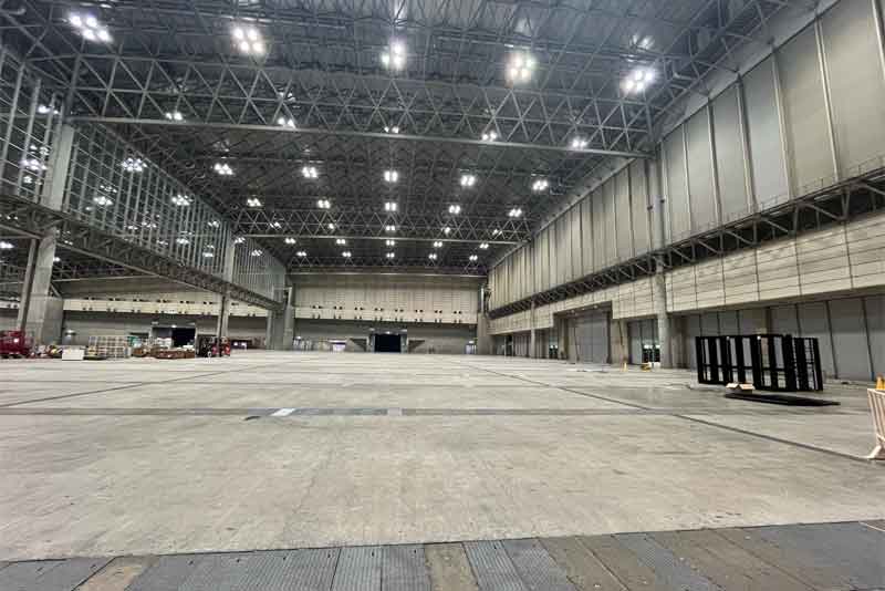 撤収後の会場
