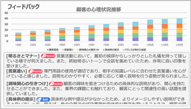 フィードバック画面イメージ